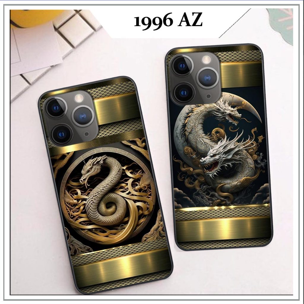 Ốp lưng điện thoại IPHONE 11 PRO/ 11 PRM/12PRO/ 12PRM  viền dẻo mặt sau TPU cao cấp mẫu  12 con giáp in năm sinh theo yê