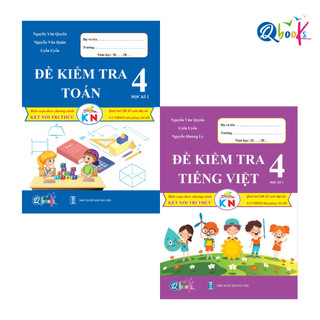 Sách - combo đề kiểm tra toán - tiếng việt lớp 4 - học kì 2 - kết nối tri thức với cuộc sống