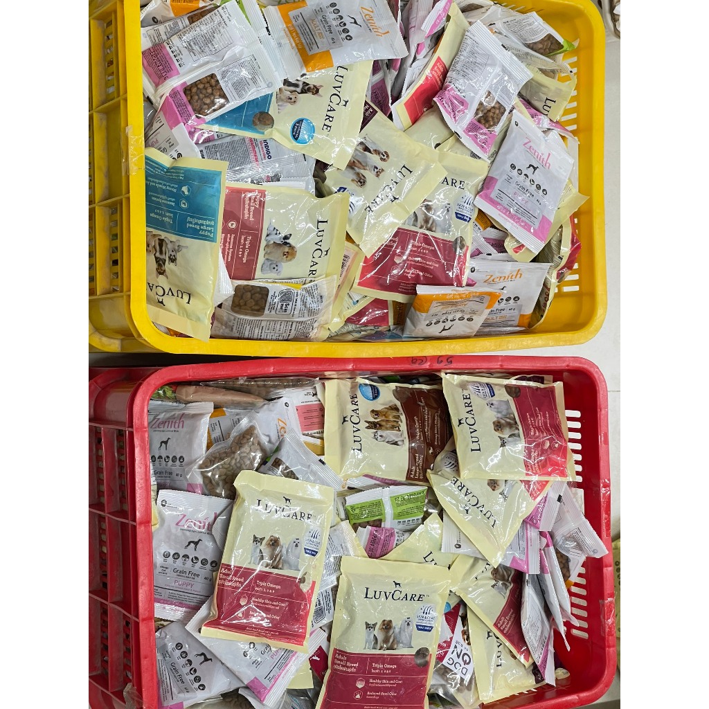 Thức ăn hạt mẫu thử dành cho mèo