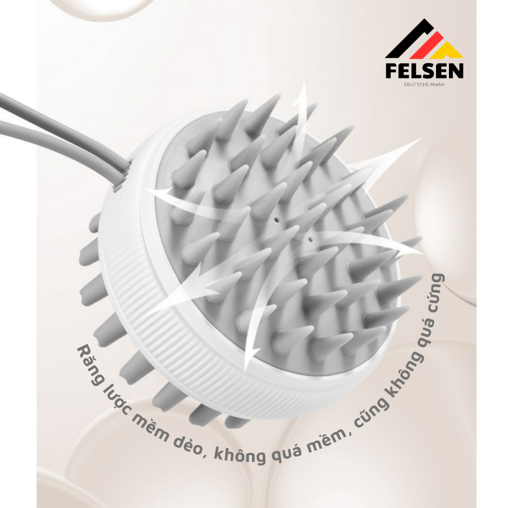 Lược Gội Đầu Massage TOUCHBeauty TB2251, Lược massage đầu, giảm gàu, ngăn rụng tóc