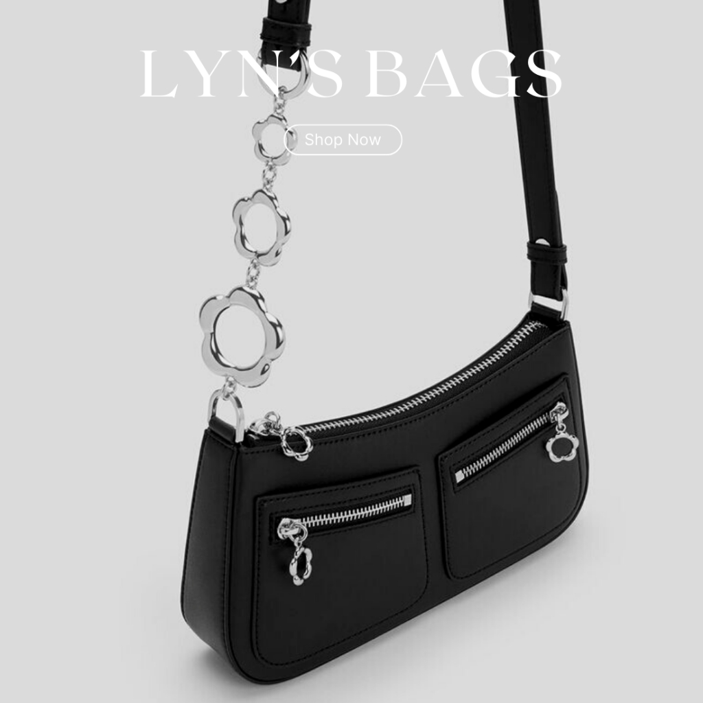 TÚI CÊ KA DÁNG KẸP NÁCH SIZE 24CM SẴN 2 MÀU ĐEN - KEM