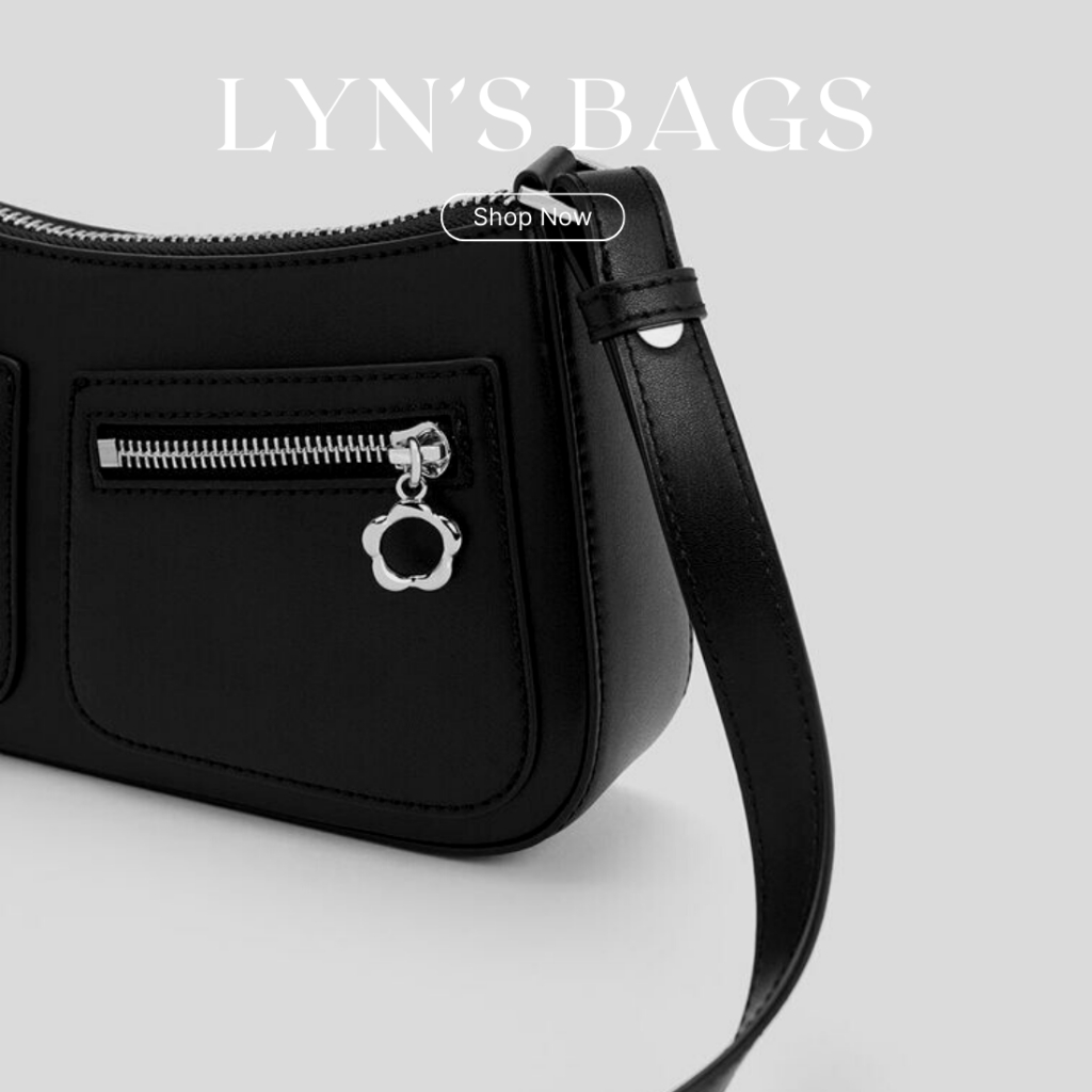 TÚI CÊ KA DÁNG KẸP NÁCH SIZE 24CM SẴN 2 MÀU ĐEN - KEM