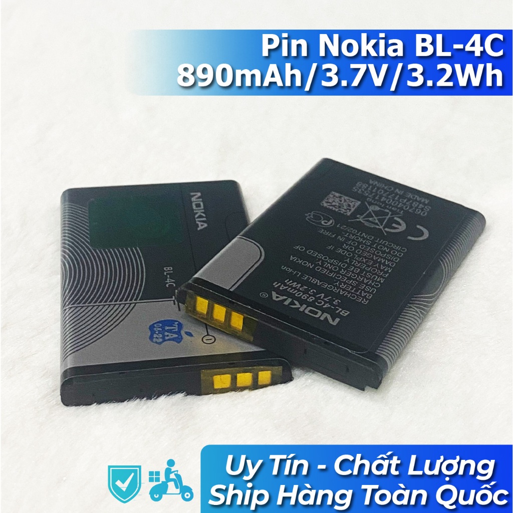 Pin Nokia BL-4C (Pin mới, khỏe, dùng lâu bền)