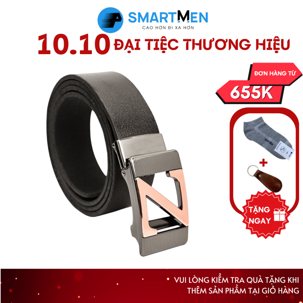 Thắt Lưng Da Bò Cao Cấp SMARTMEN DLM-09