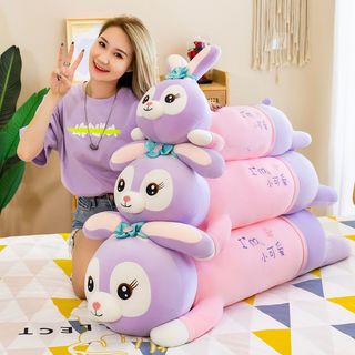 Gối ôm thỏ tai dài siêu xinh hàng quảng châu vải nhung cao cấp