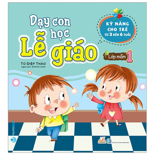Sách - dạy con học lễ giáo - lớp mầm 1 - vanlangbooks