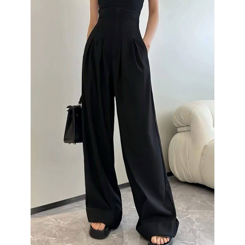 Áo sơ mi xếp ly Emili dáng tay dài sơ mi thời trang kiểu nữ