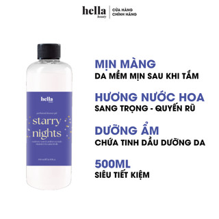 Sữa Tắm Nước Hoa Hella Beauty An Toàn Cho Da Nhạy Cảm Dưỡng Da Ẩm Mịn, Lưu Hương Lâu