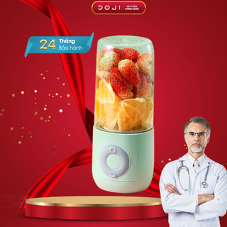 Máy xay sinh tố Doji cao cấp, 6 lưỡi dao, lực xoay cực mạnh, 400ml, an toàn