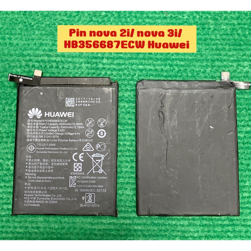 Pin Nova 2s/2i/3i HB356687ECW (pin cũ bóc máy zin)