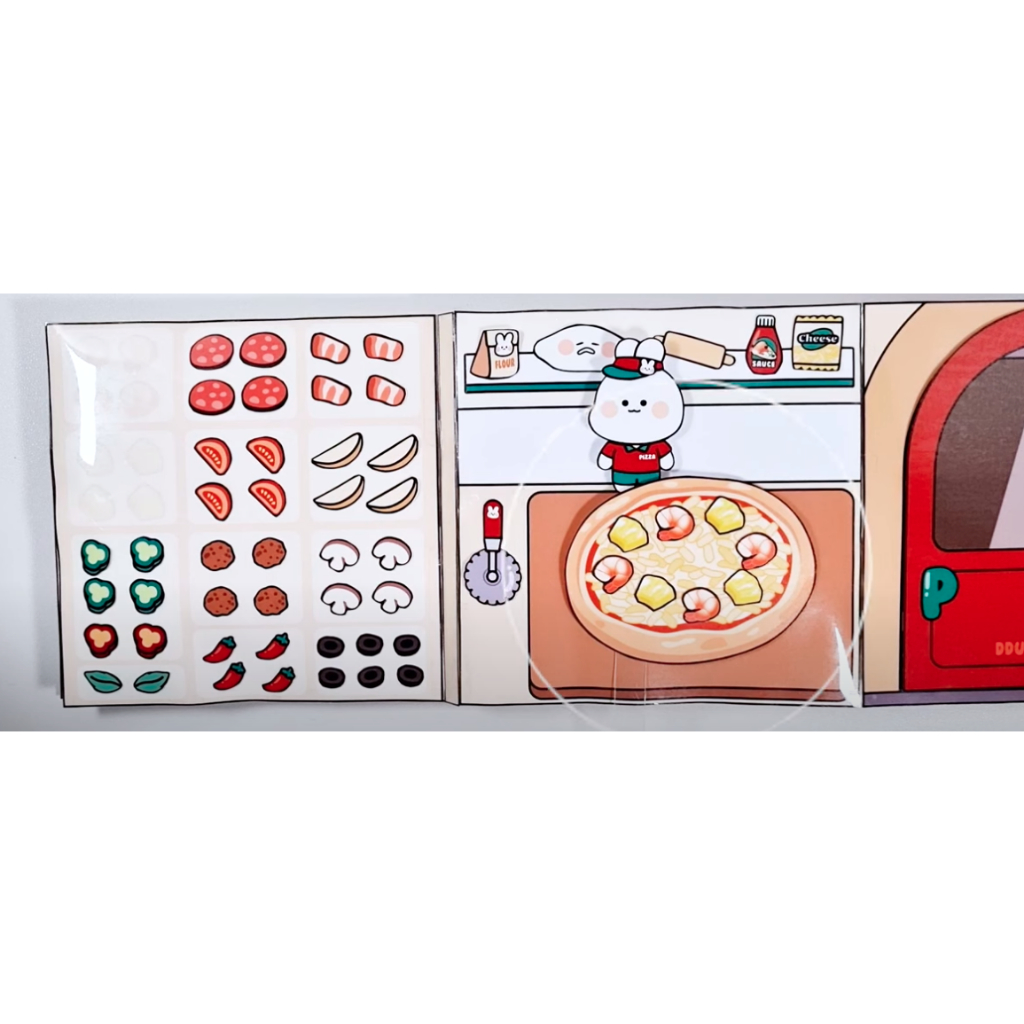 Tiệm pizza của chú gấu DUNDUN vui tính -Happyfunny