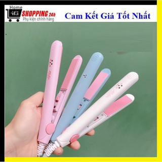 Máy duỗi tóc mini, máy duỗi mini tạo kiểu tóc tại nhà, máy duỗi tóc cầm tay tiện lợi