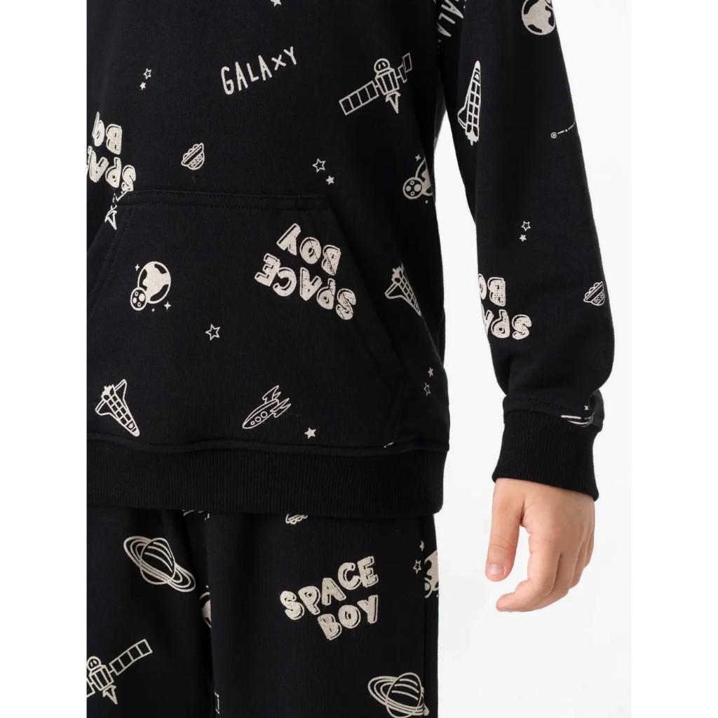 CANIFA Áo nỉ bé trai có mũ