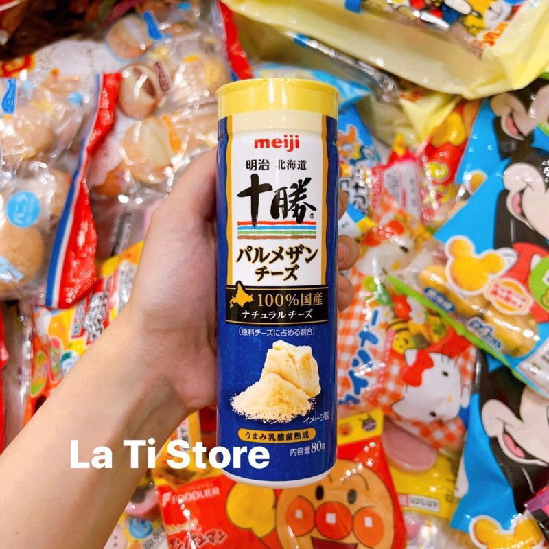 [Air] Phô Mai Hokkaido Rắc Meiji Nhật Cho Bé