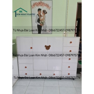 Tủ trẻ em đáng yêu nhựa đài loan freeship tphcm