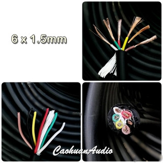 5m, 10m, 12m DÂY LOA ĐỒNG 6 RUỘT ( 6 X 1.5 ) VÀ ( 6 X 2.5 )