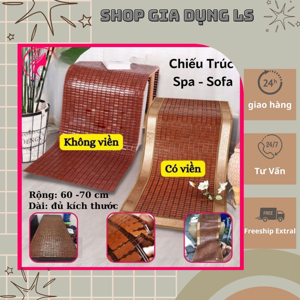 Chiếu Trúc Trải Giường Spa Chất Liệu Trúc Tự Nhiên Hàng Chuẩn Loại 1