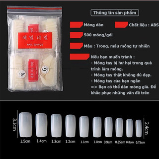 Móng up tay + móng dán 40k đủ size 500 móng phom đẹp