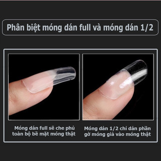 Móng up tay + móng dán 40k đủ size 500 móng phom đẹp