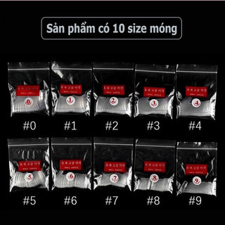 Móng up tay + móng dán 40k đủ size 500 móng phom đẹp