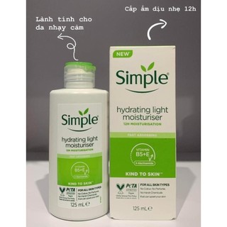 Kem Dưỡng Da Simple Kind To Skin Hydrating Light Moisturiser