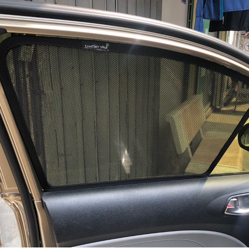 Rèm che nắng theo xe Kia Soluto  - Bộ 4 tấm dính nam châm