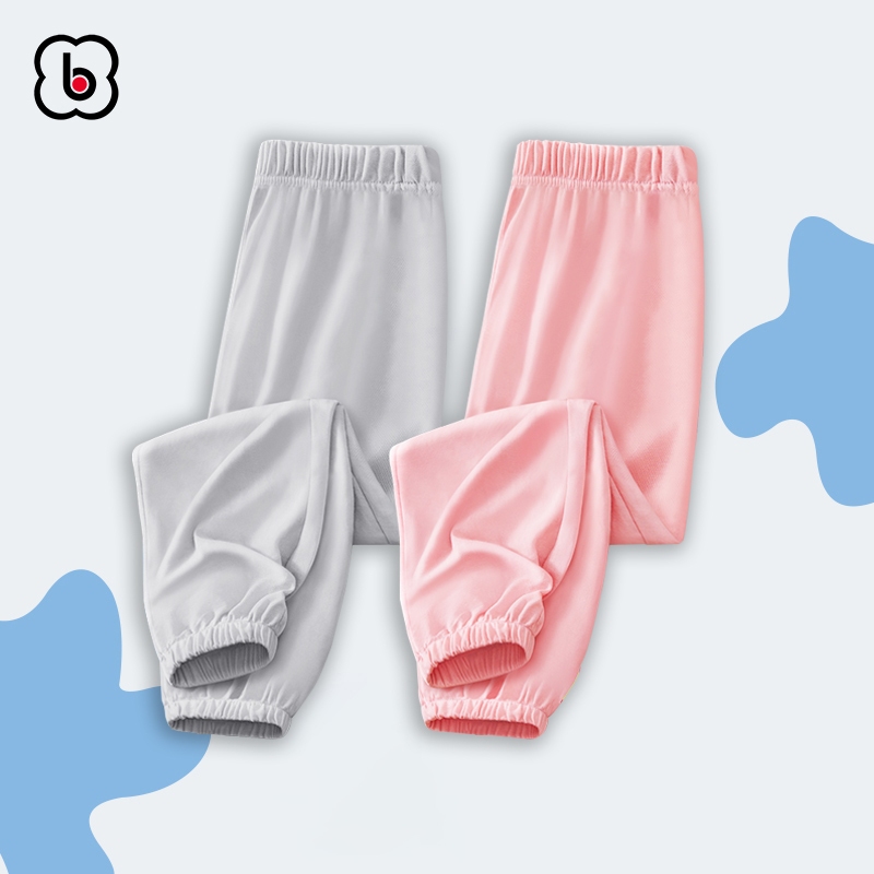Quần dài bé trai BabyloveGO 2024 vải thun cotton cho bé dáng jogger thể thao năng động QTD01