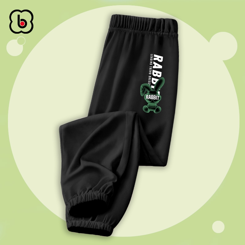 Quần dài cho bé BabyloveGO 2023 quần thu đông bé trai chất thun cotton co giãn dáng jogger