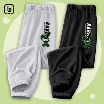 Quần dài cho bé BabyloveGO 2026 quần thu đông bé trai chất thun cotton co giãn dáng jogger