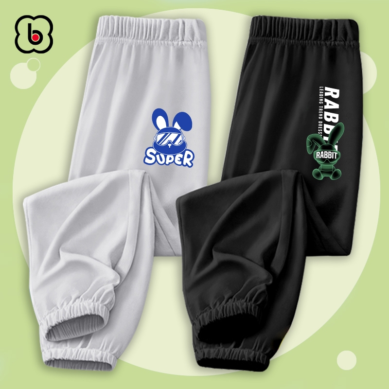 Quần dài cho bé BabyloveGO 2023 quần thu đông bé trai chất thun cotton co giãn dáng jogger