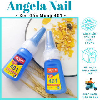 Keo 401 chính hãng keo gắn móng giả dán móng siêu chắc 20g