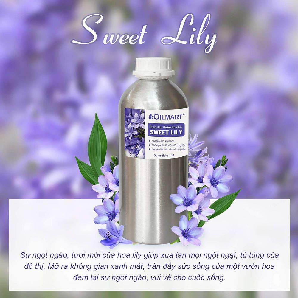Tinh Dầu Thơm Hoa Lily Oilmart Sweet Lily Essential Oil Blend