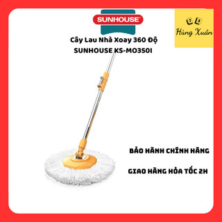  Cây lau nhà chổi lau nhà xoay 360 độ Sunhouse KS-MO350I 