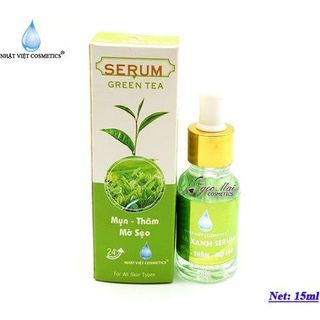 Serum mụn - thâm - mờ sẹo nhật việt trà xanh 15ml