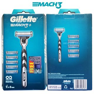 Hộp dao cạo râu 3 lưỡi Gillette Mach3+