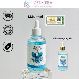 [Mẫu mới] Serum Vitamin B5 BUTIQ LAB Chính Hãng Hàn Quốc Dưỡng Da Cấp Ẩm Tặng Mặt Nạ HA