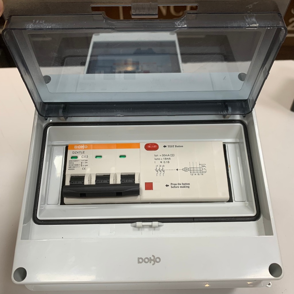 Cầu Dao Chống Giật  RCBO 3 Pha  380V RCBO DOBO KOREA siêu nhạy - 4.5kA 30mA