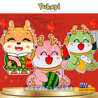 Bao Lì Xì Chibi Tết 2024 Giáp Thìn Nhiều Mẫu PUKAPI