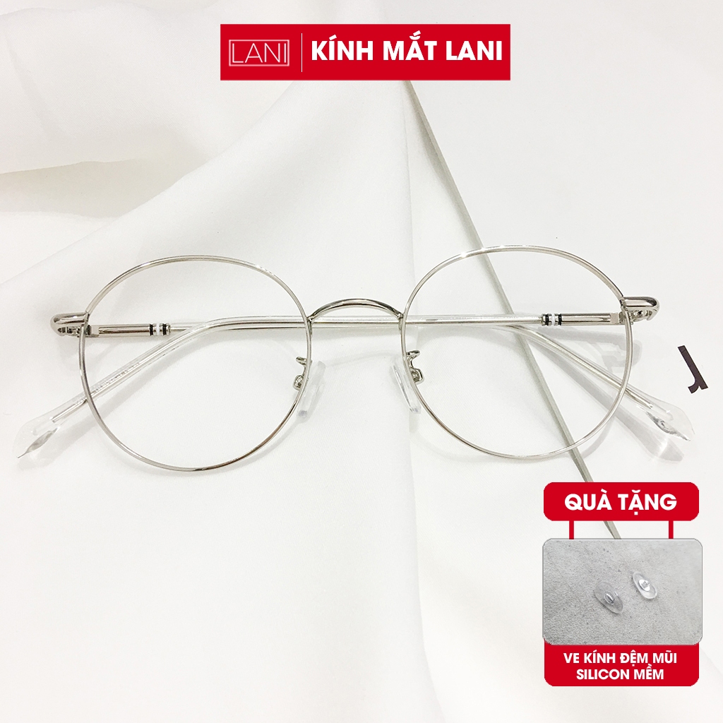 Gọng kính cận LANI kim loại tròn cho mặt nhỏ màu sắc nhẹ nhàng 29120 - dành cho mặt nhỏ