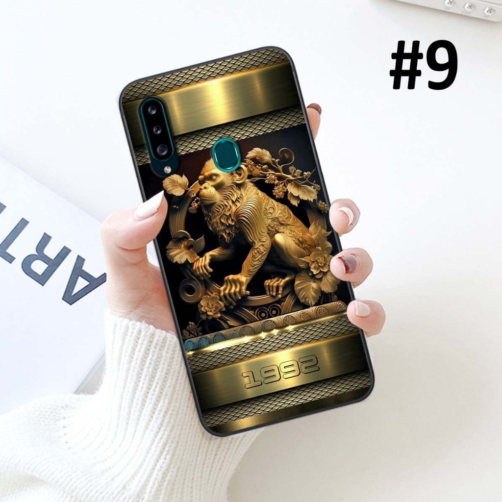 Ốp lưng Samsung A20 / A30 viền dẻo mặt sau TPU cao cấp mẫu  12 con giáp in năm sinh theo yêu cầu