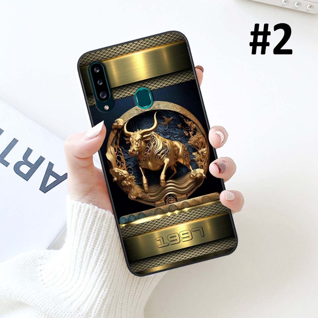 Ốp lưng Samsung A20 / A30 viền dẻo mặt sau TPU cao cấp mẫu  12 con giáp in năm sinh theo yêu cầu