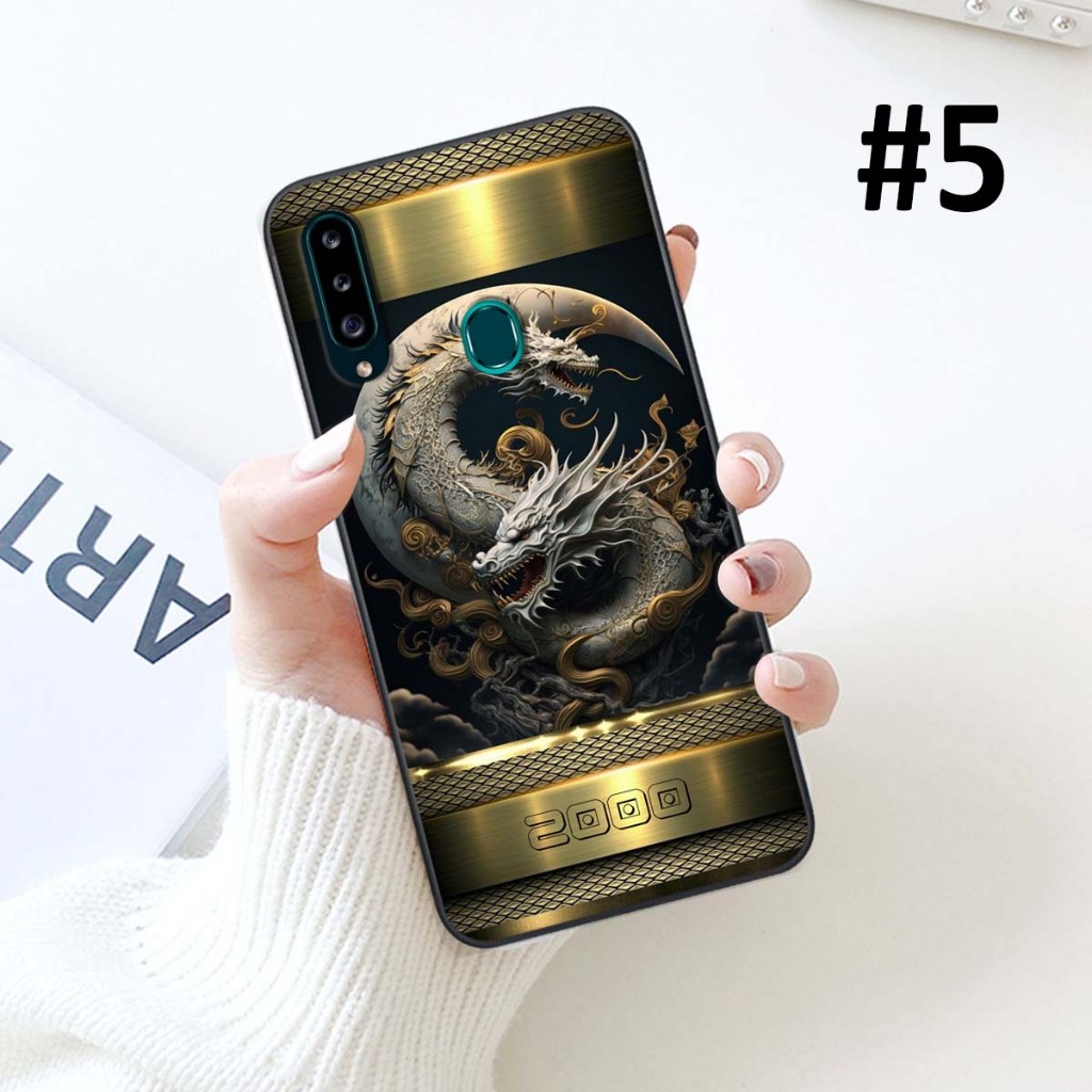 Ốp lưng Samsung A20 / A30 viền dẻo mặt sau TPU cao cấp mẫu  12 con giáp in năm sinh theo yêu cầu