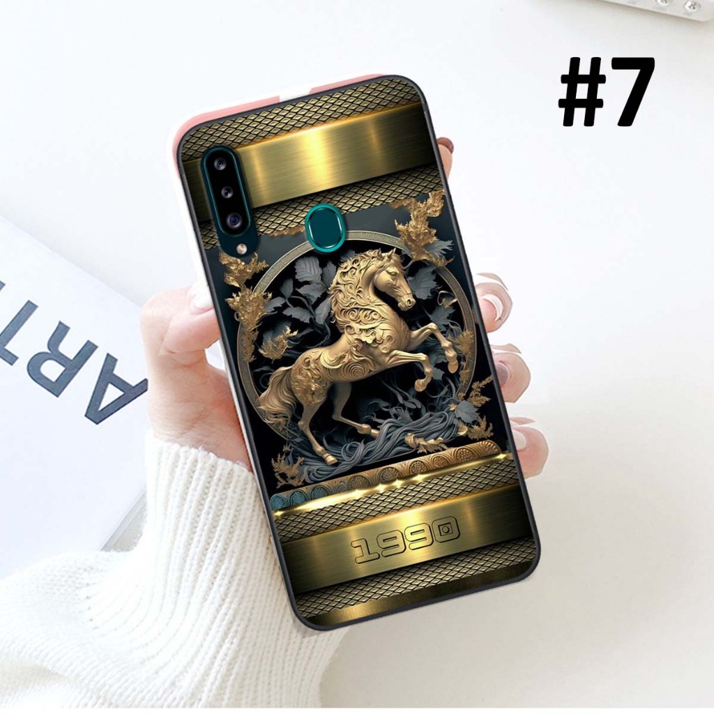 Ốp lưng Samsung A20 / A30 viền dẻo mặt sau TPU cao cấp mẫu  12 con giáp in năm sinh theo yêu cầu