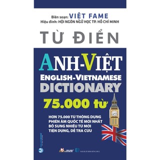 Sách - từ điển anh việt 75000 từ - vanlangbooks -tái bản 2023 - vanlangbooks