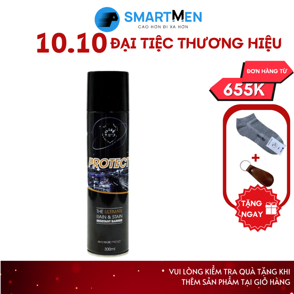 Chai xịt Nano chống thâm nước Cao cấp SMARTMEN