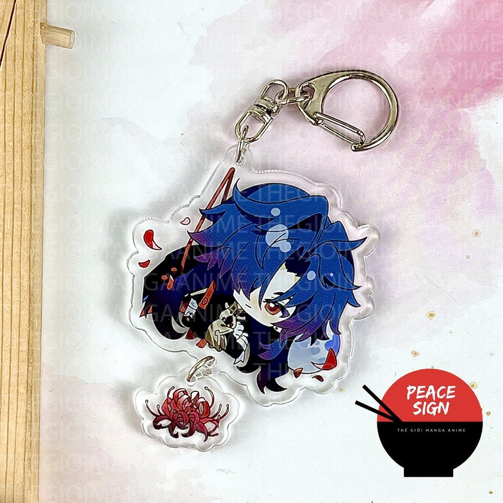 Móc khóa HONKAI STAR RAIL ver TREO THẢ mica trong acrylic chibi anime game cute M1