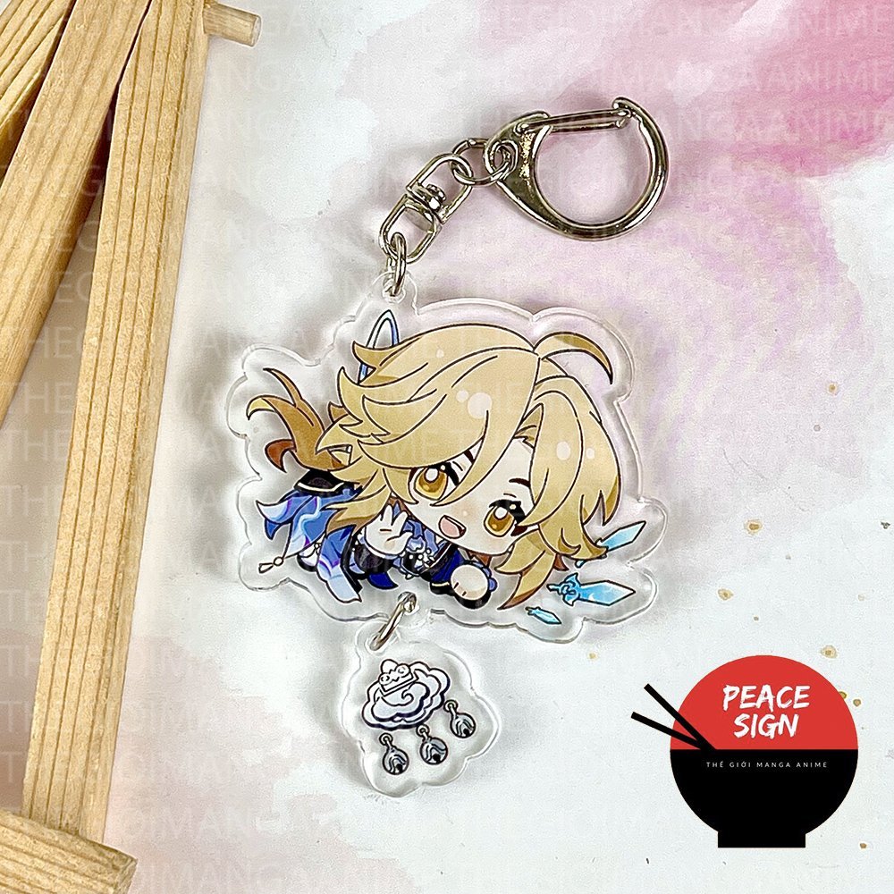 Móc khóa HONKAI STAR RAIL ver TREO THẢ mica trong acrylic chibi anime game cute M1