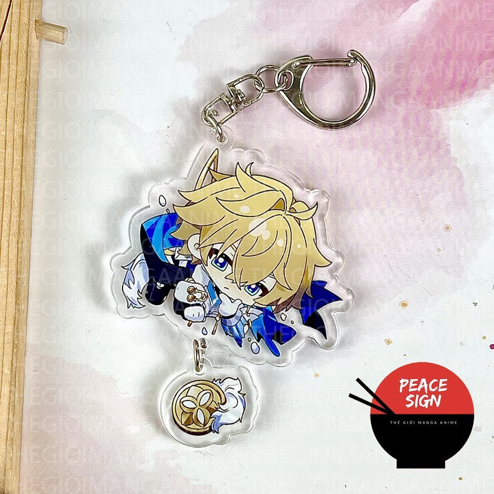 Móc khóa HONKAI STAR RAIL ver TREO THẢ mica trong acrylic chibi anime game cute M1