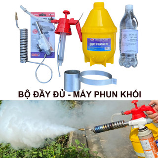Máy phun tạo khói sân khấu, máy phun khói diệt côn trùng, khử khuẩn, Tặng kèm 1 lít dung môi phun khói