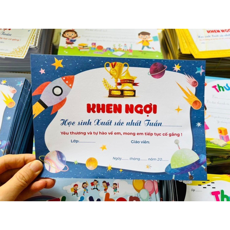 Thư khen ngợi học sinh
